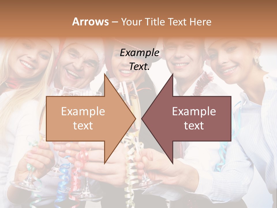 Man Year Merry PowerPoint Template