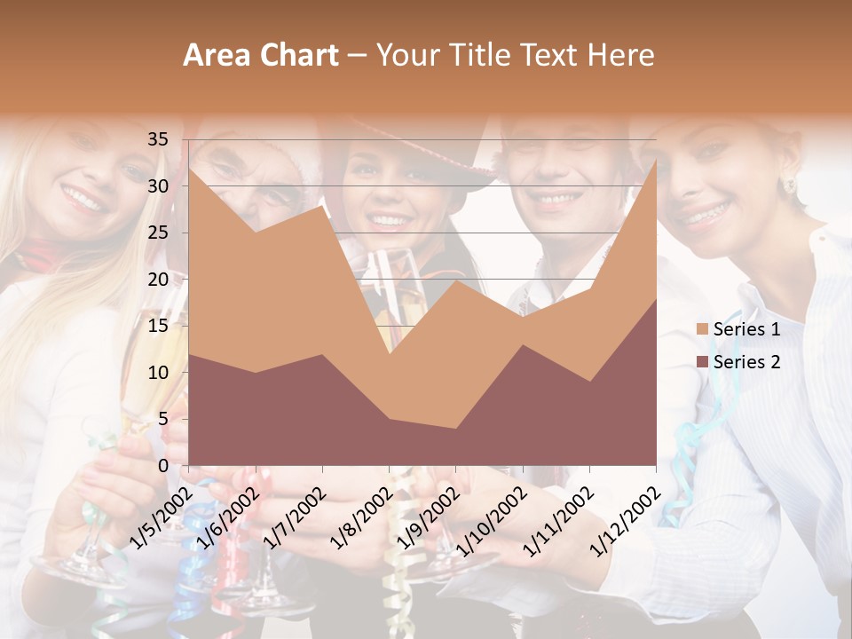 Man Year Merry PowerPoint Template