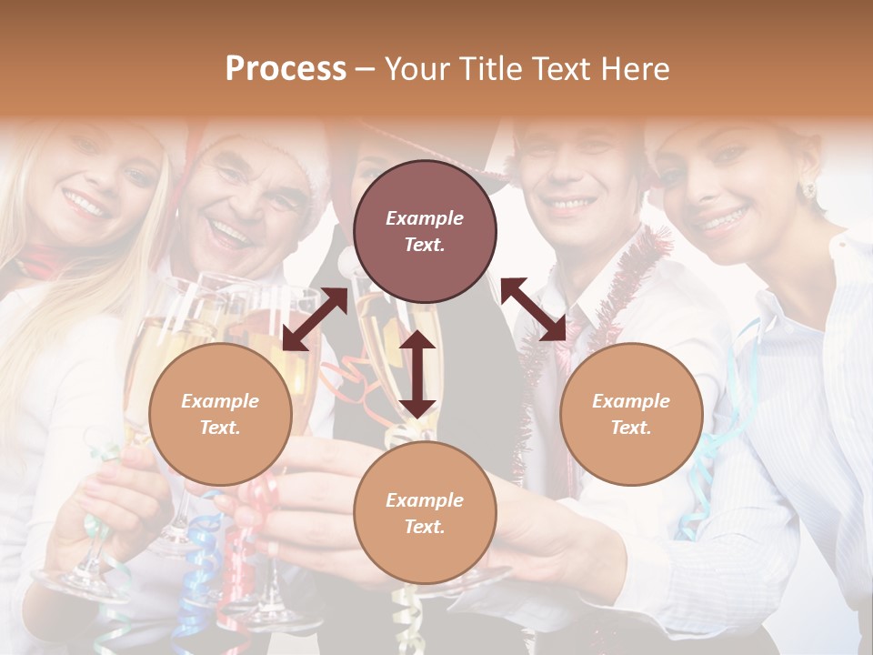 Man Year Merry PowerPoint Template