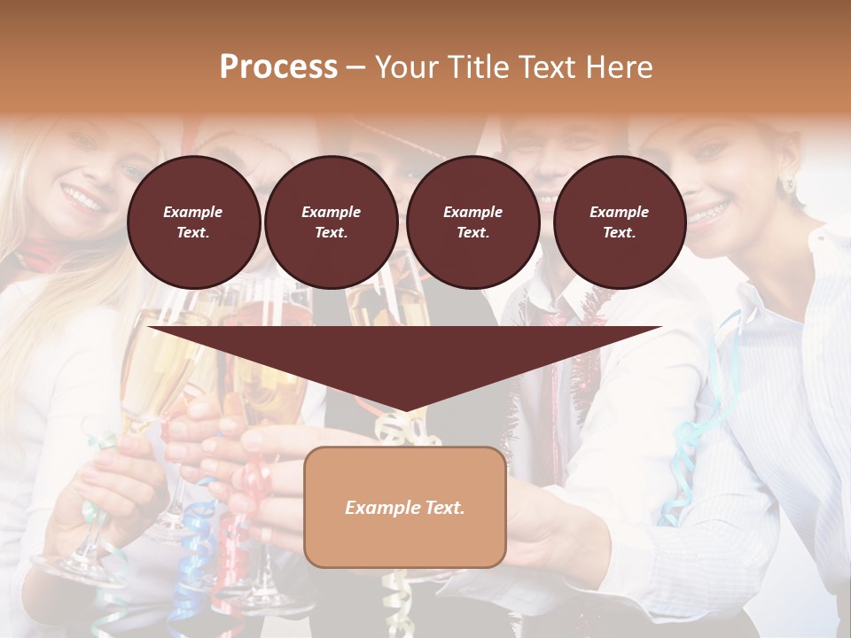 Man Year Merry PowerPoint Template