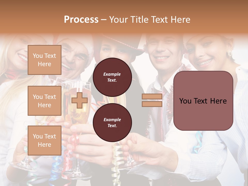 Man Year Merry PowerPoint Template