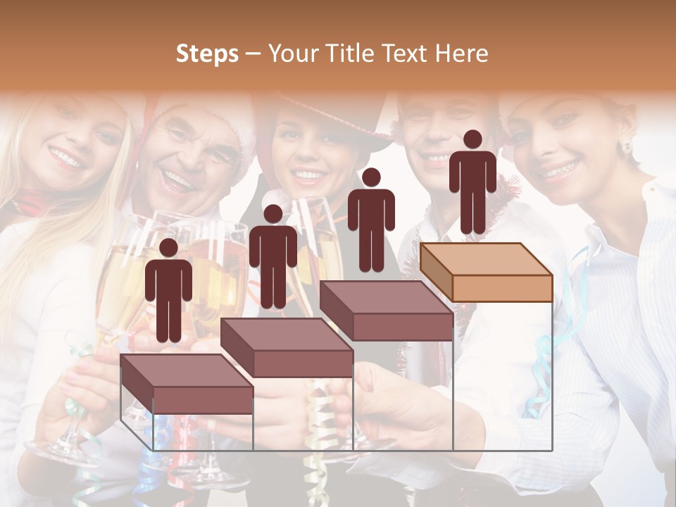 Man Year Merry PowerPoint Template