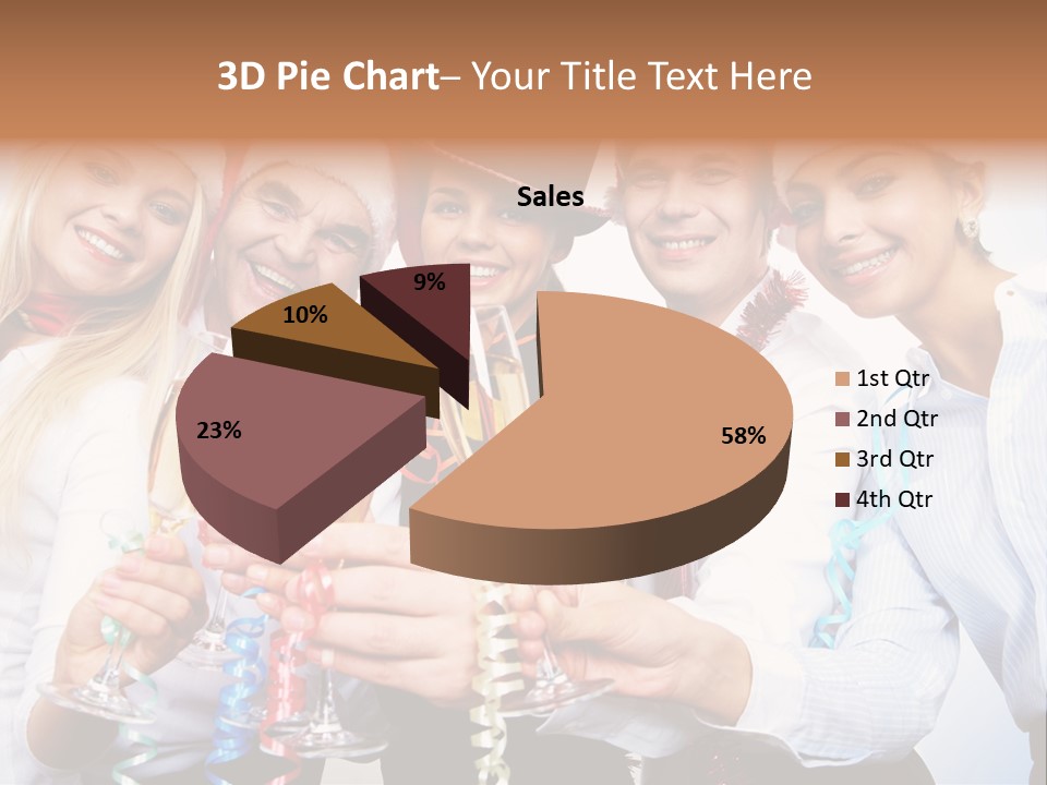 Man Year Merry PowerPoint Template