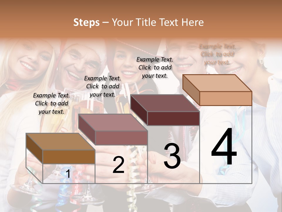 Man Year Merry PowerPoint Template