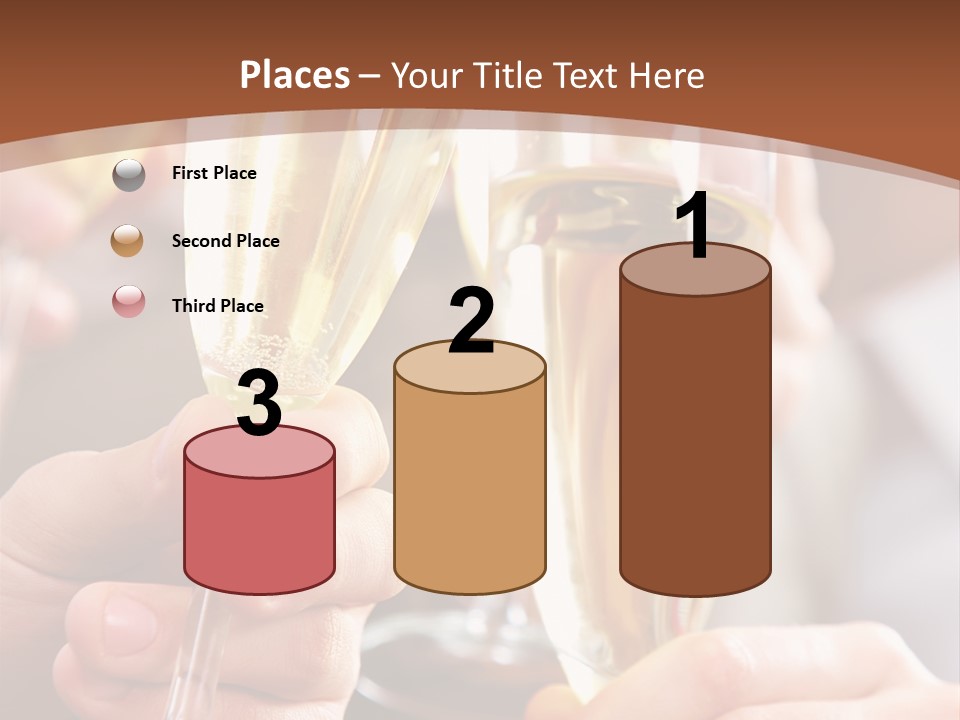 Christmas Sparkling Alcohol PowerPoint Template