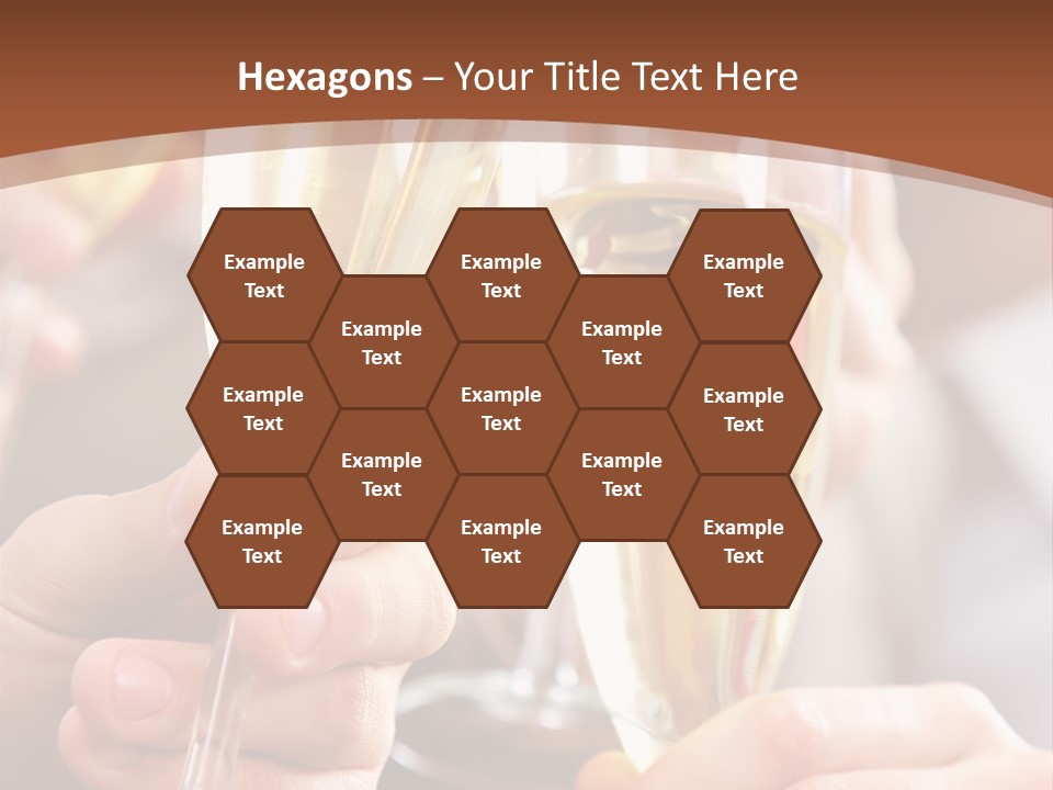 Christmas Sparkling Alcohol PowerPoint Template