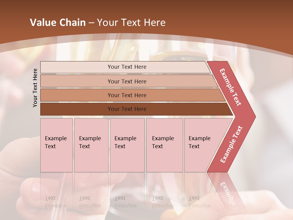 Christmas Sparkling Alcohol PowerPoint Template