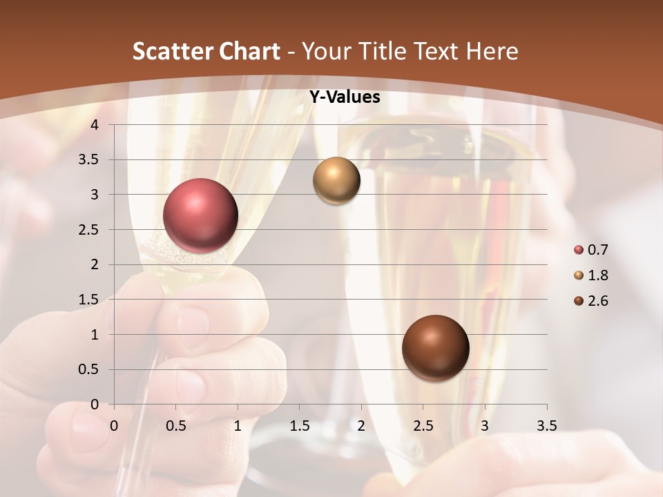 Christmas Sparkling Alcohol PowerPoint Template