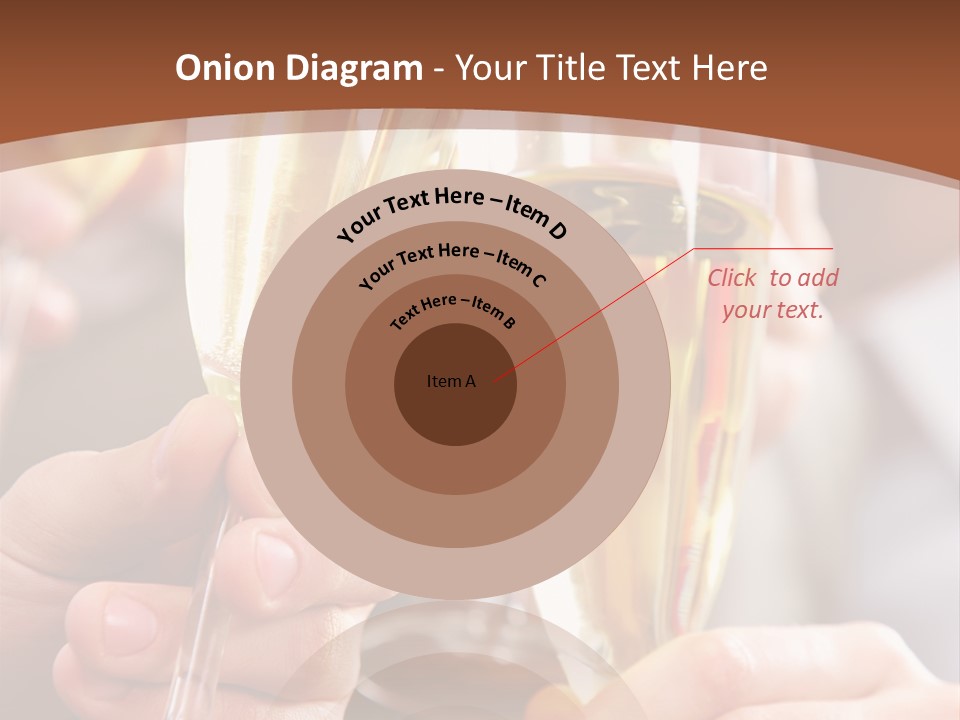 Christmas Sparkling Alcohol PowerPoint Template