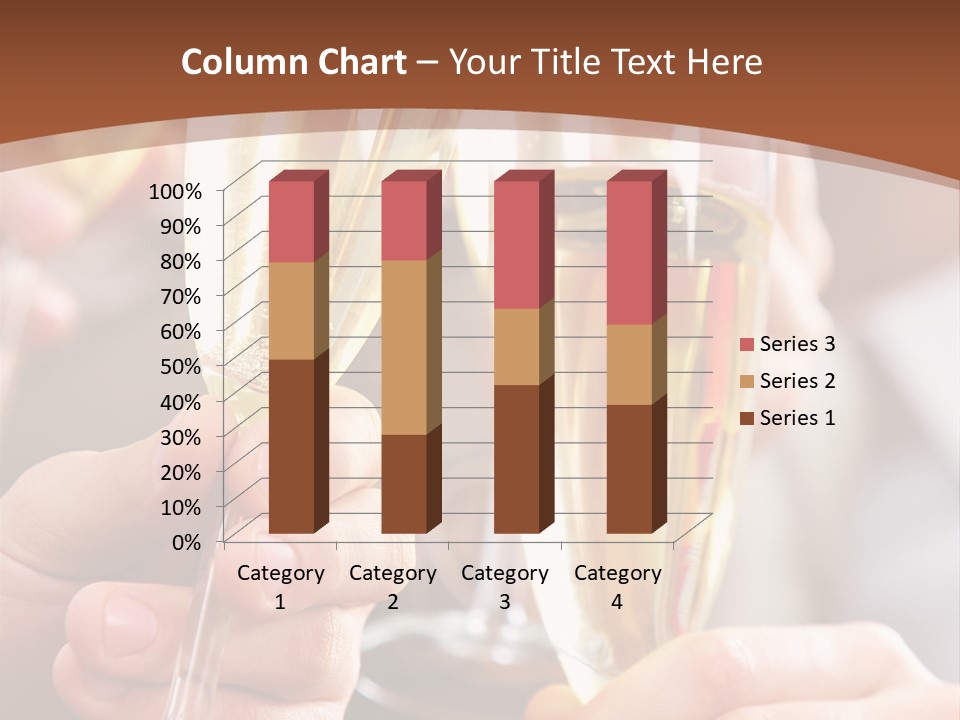 Christmas Sparkling Alcohol PowerPoint Template