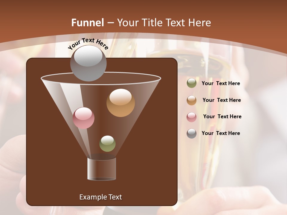 Christmas Sparkling Alcohol PowerPoint Template