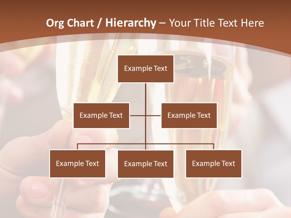 Christmas Sparkling Alcohol PowerPoint Template