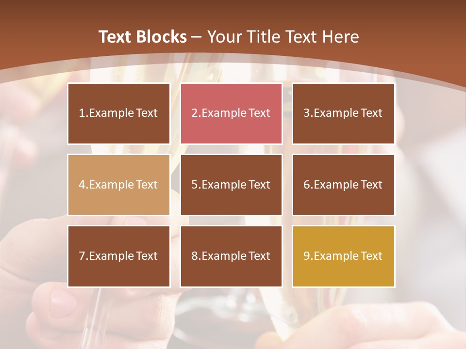 Christmas Sparkling Alcohol PowerPoint Template