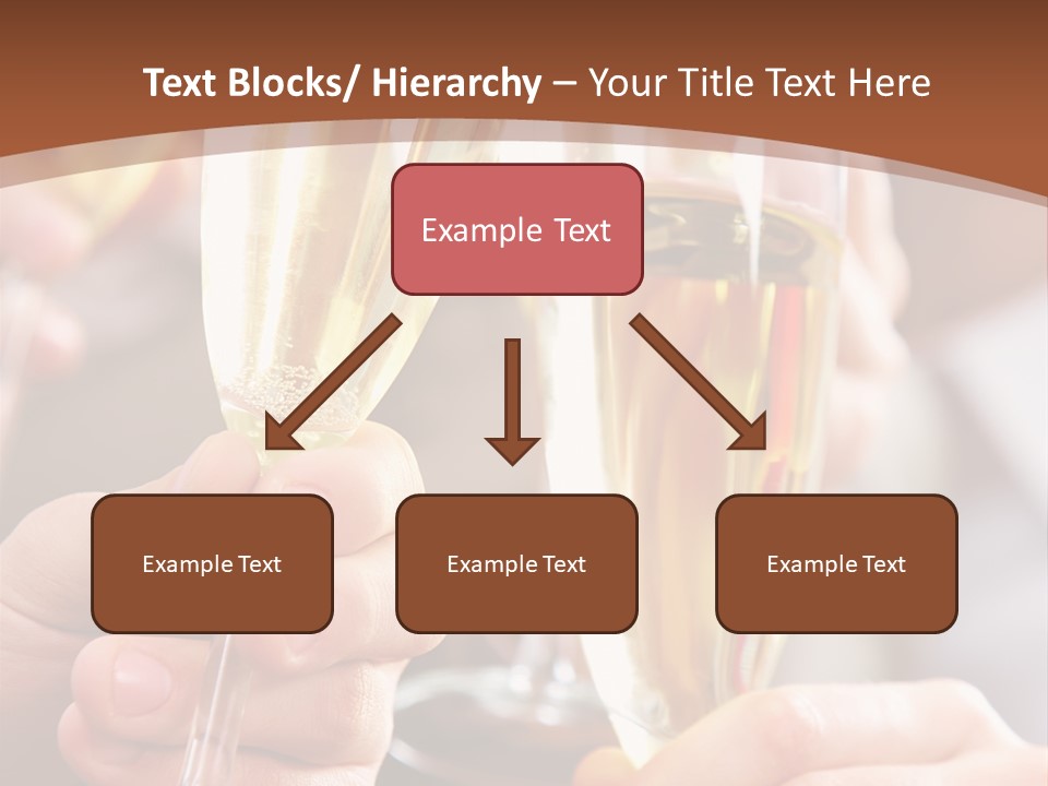 Christmas Sparkling Alcohol PowerPoint Template