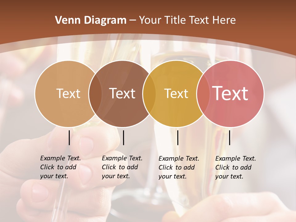 Christmas Sparkling Alcohol PowerPoint Template