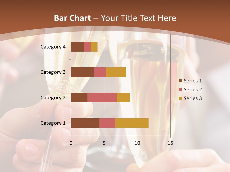 Christmas Sparkling Alcohol PowerPoint Template