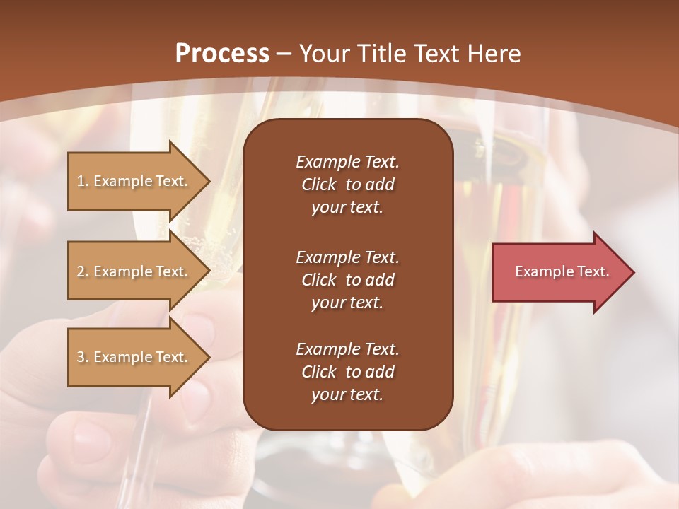 Christmas Sparkling Alcohol PowerPoint Template
