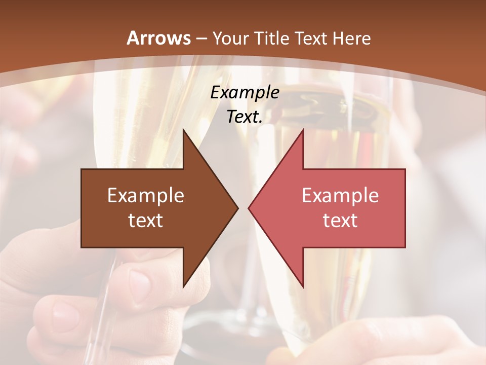 Christmas Sparkling Alcohol PowerPoint Template