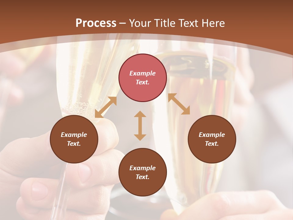 Christmas Sparkling Alcohol PowerPoint Template