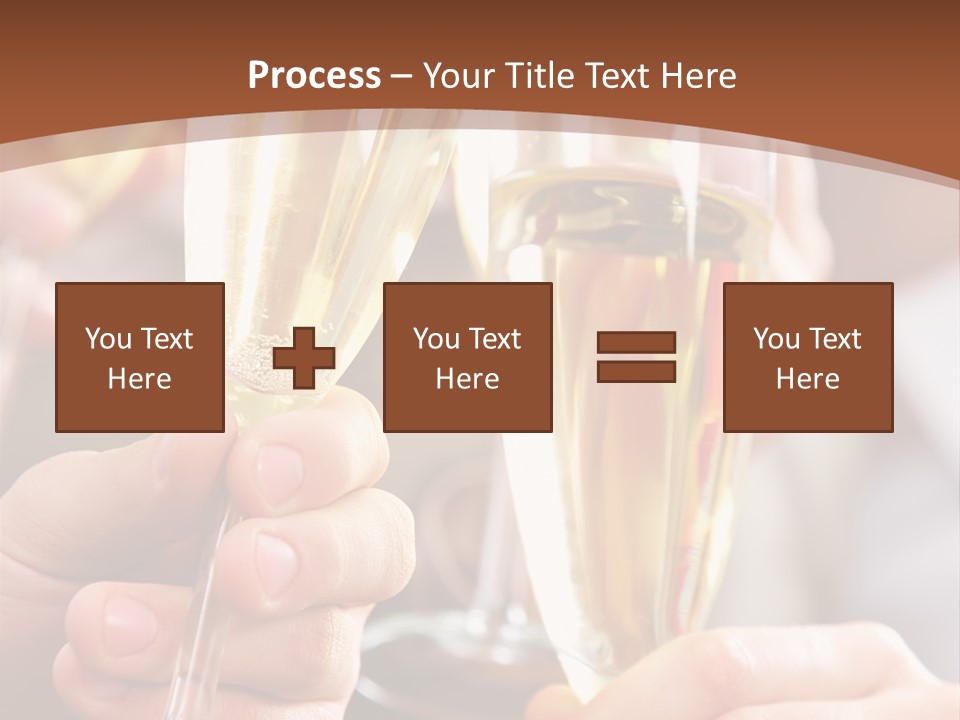 Christmas Sparkling Alcohol PowerPoint Template