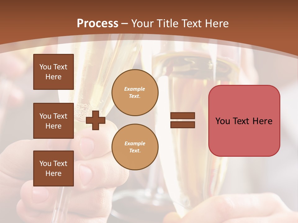 Christmas Sparkling Alcohol PowerPoint Template