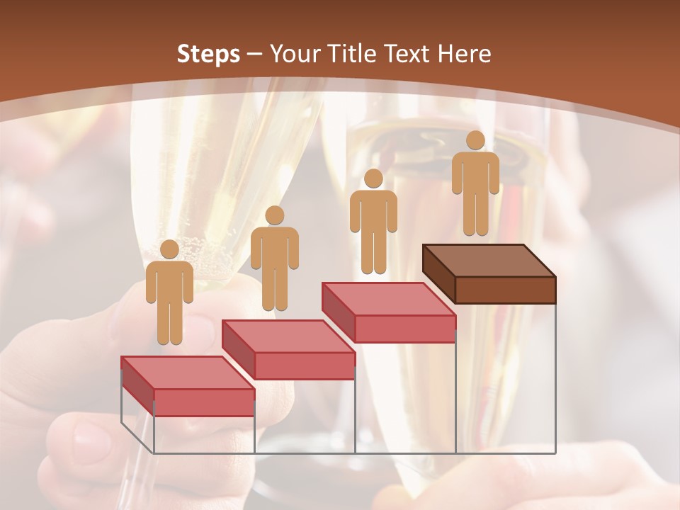 Christmas Sparkling Alcohol PowerPoint Template