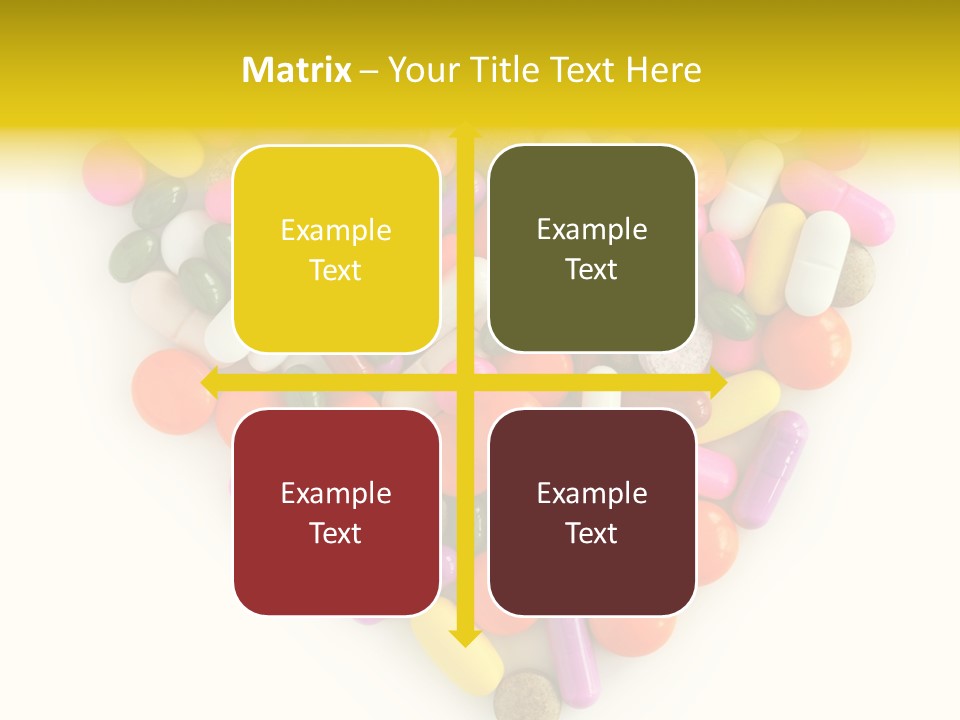 Pills Isolated Pharmaceuticals PowerPoint Template