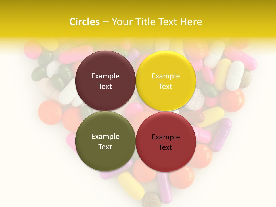 Pills Isolated Pharmaceuticals PowerPoint Template