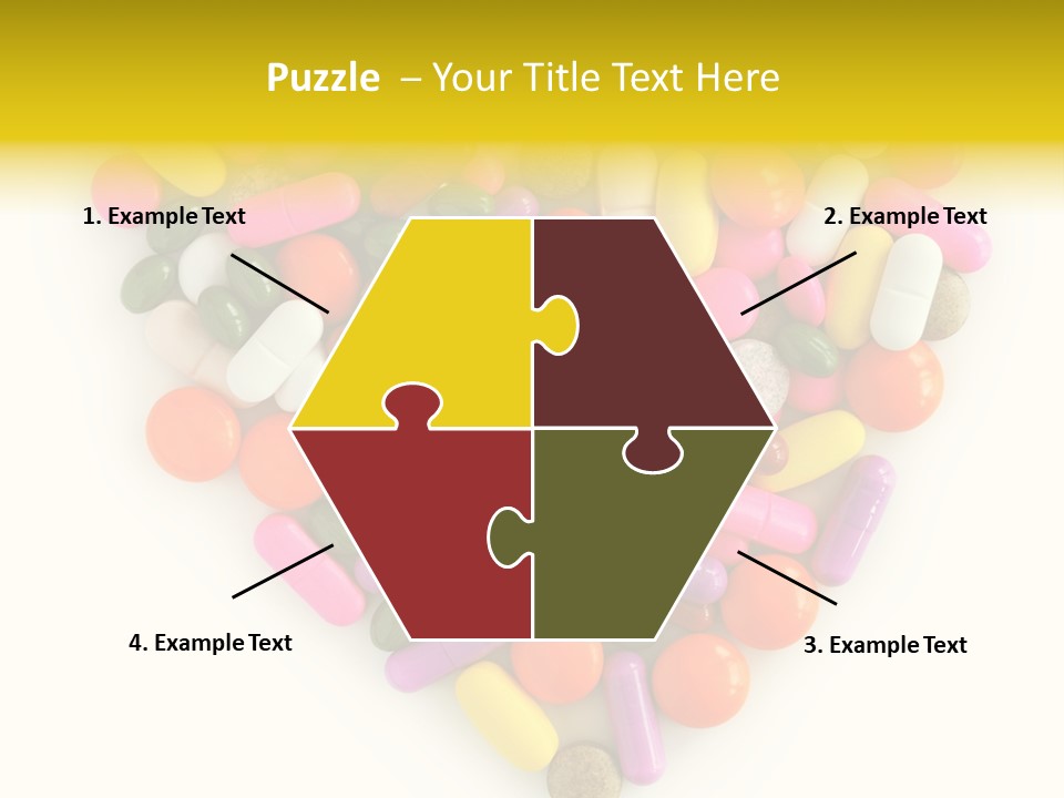 Pills Isolated Pharmaceuticals PowerPoint Template