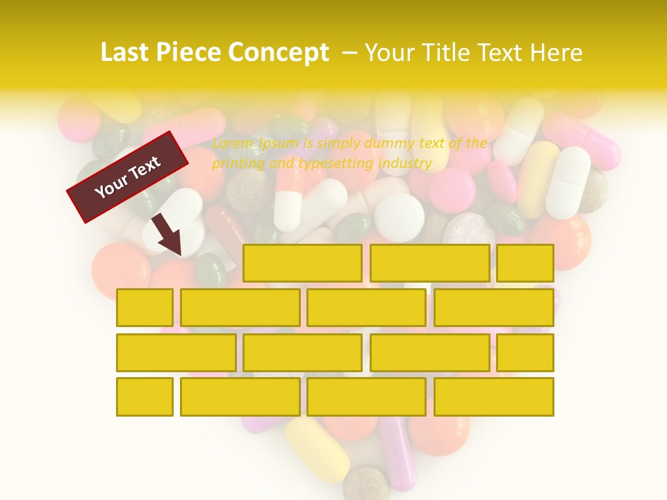 Pills Isolated Pharmaceuticals PowerPoint Template