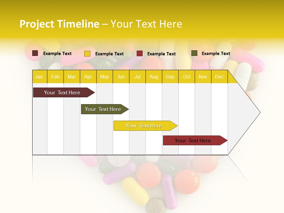 Pills Isolated Pharmaceuticals PowerPoint Template