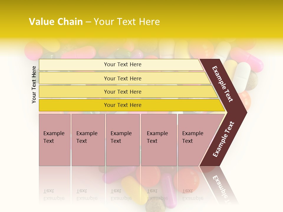 Pills Isolated Pharmaceuticals PowerPoint Template