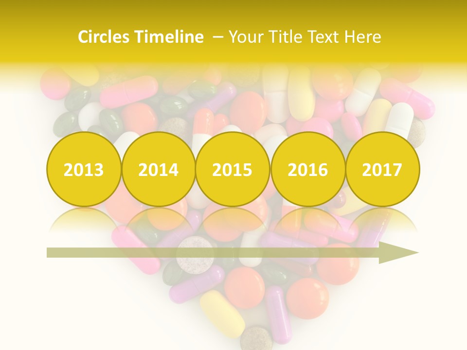 Pills Isolated Pharmaceuticals PowerPoint Template