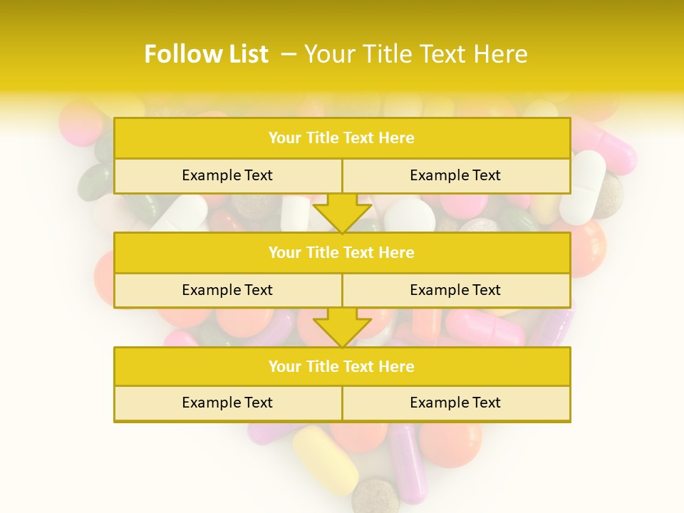 Pills Isolated Pharmaceuticals PowerPoint Template