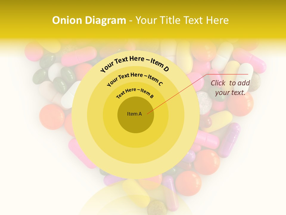 Pills Isolated Pharmaceuticals PowerPoint Template