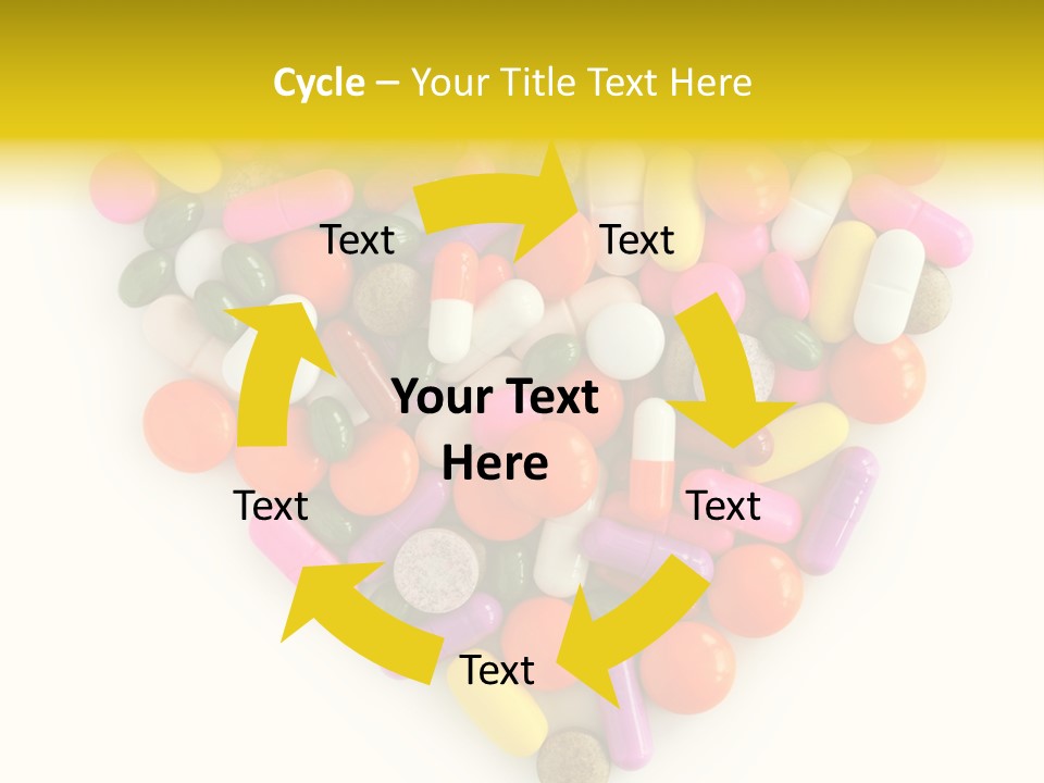 Pills Isolated Pharmaceuticals PowerPoint Template