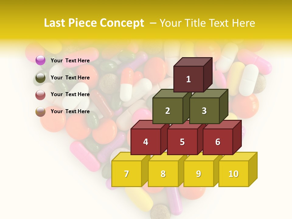 Pills Isolated Pharmaceuticals PowerPoint Template