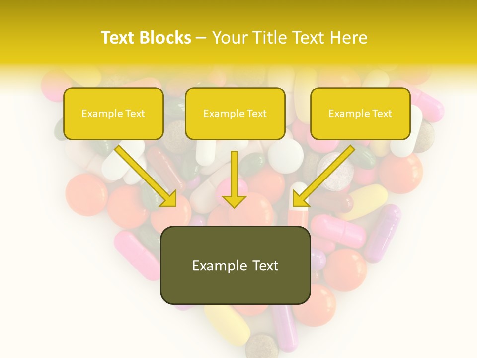 Pills Isolated Pharmaceuticals PowerPoint Template