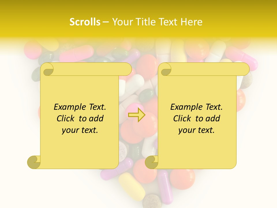 Pills Isolated Pharmaceuticals PowerPoint Template