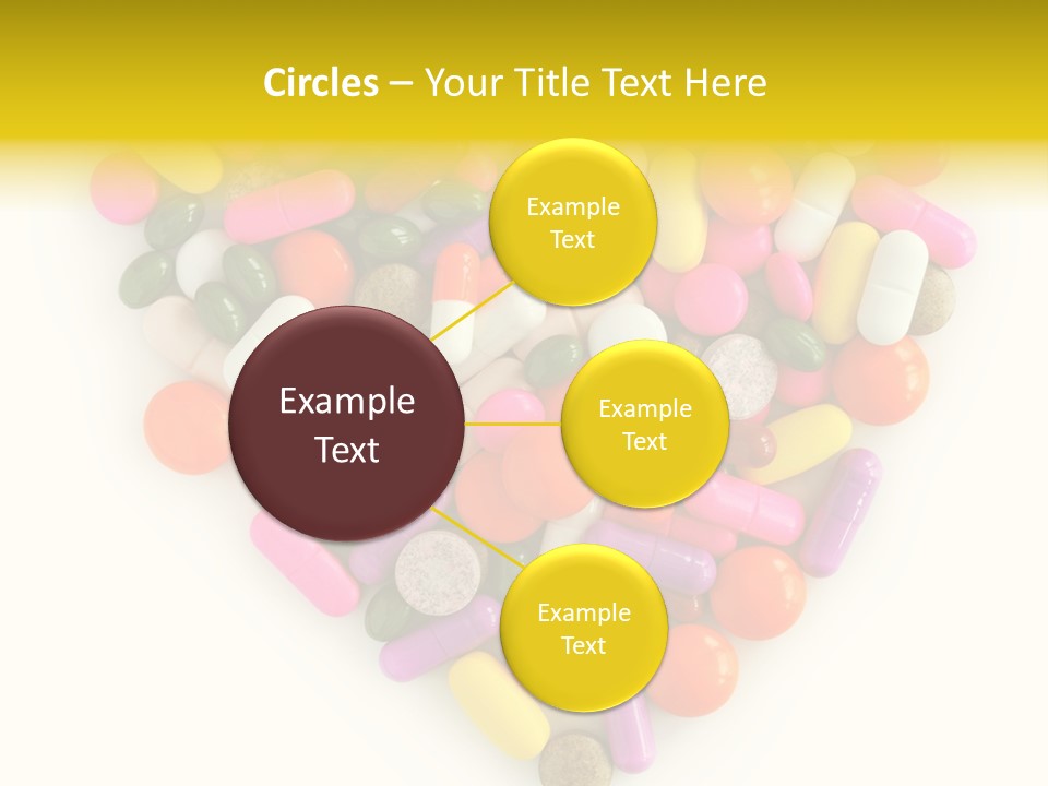 Pills Isolated Pharmaceuticals PowerPoint Template