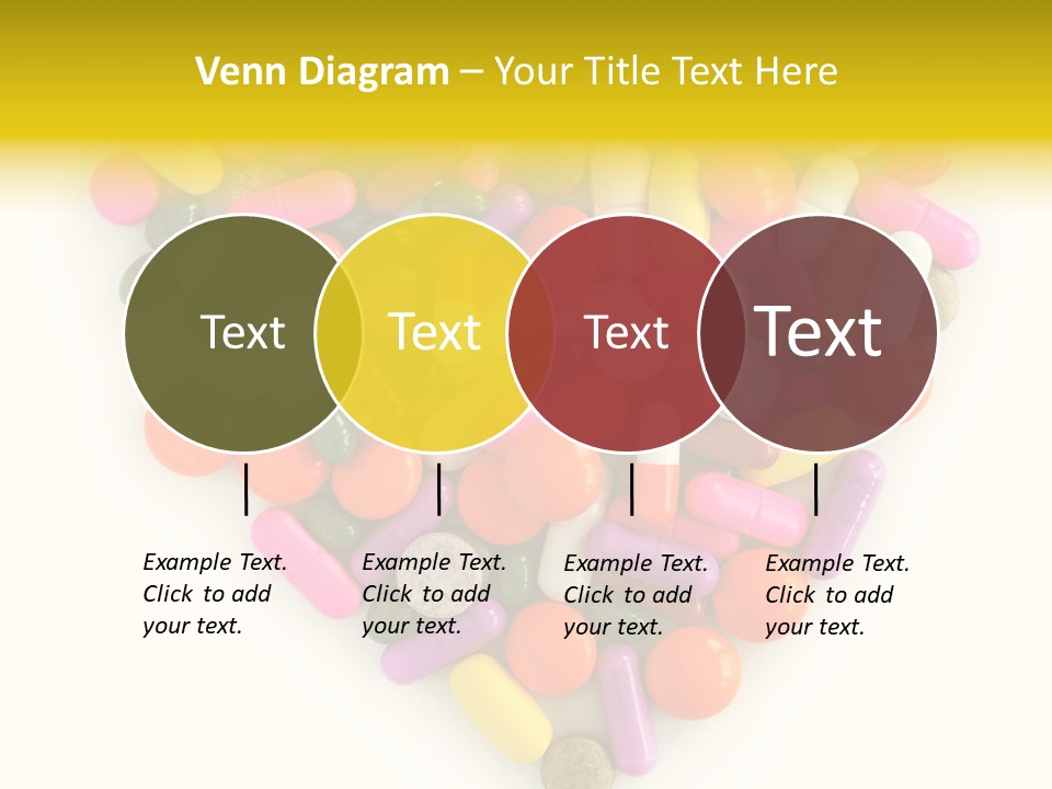 Pills Isolated Pharmaceuticals PowerPoint Template