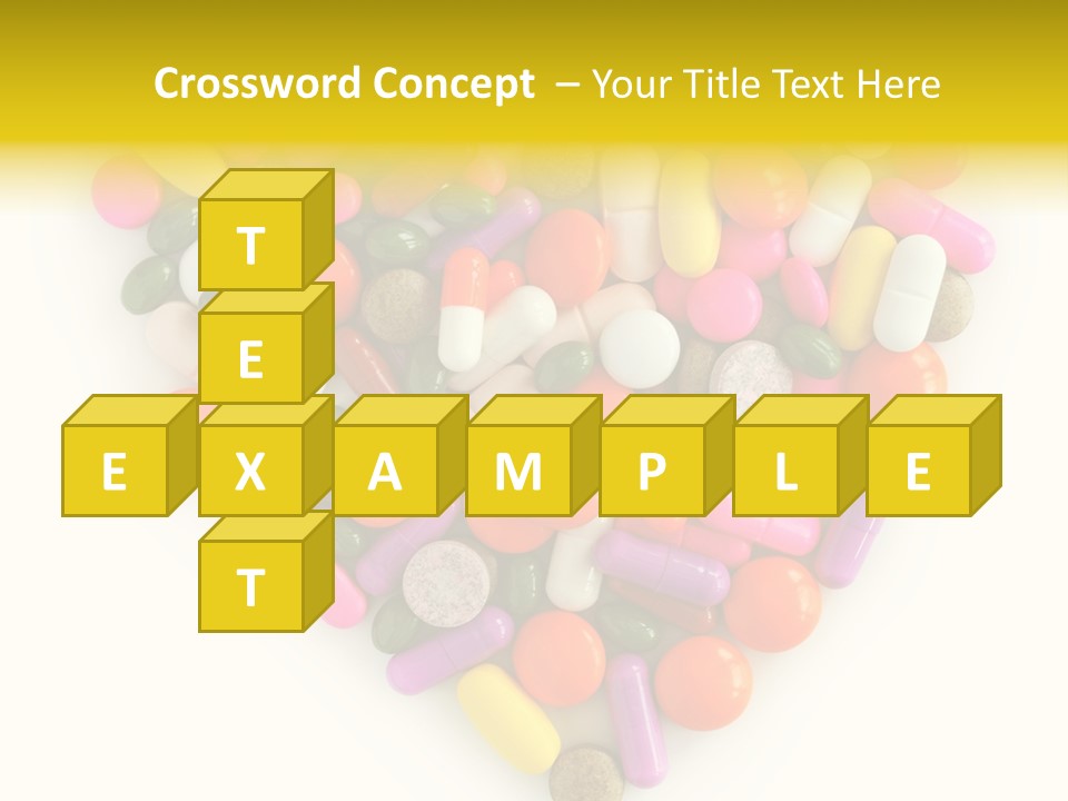 Pills Isolated Pharmaceuticals PowerPoint Template
