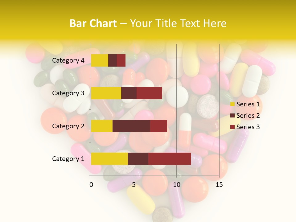 Pills Isolated Pharmaceuticals PowerPoint Template