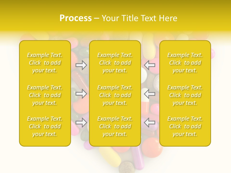 Pills Isolated Pharmaceuticals PowerPoint Template