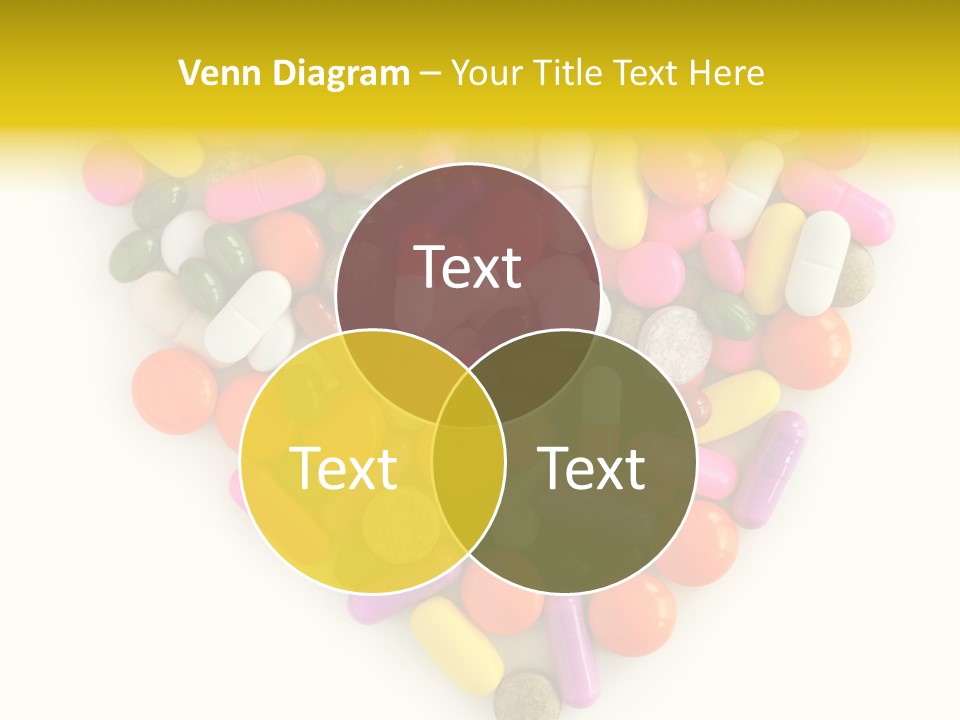 Pills Isolated Pharmaceuticals PowerPoint Template