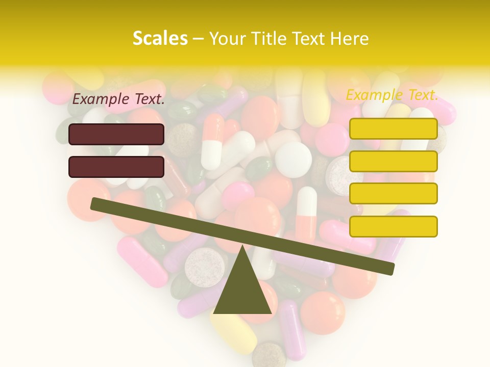 Pills Isolated Pharmaceuticals PowerPoint Template
