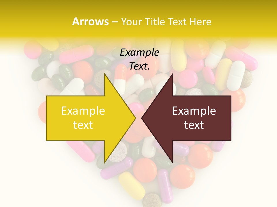 Pills Isolated Pharmaceuticals PowerPoint Template