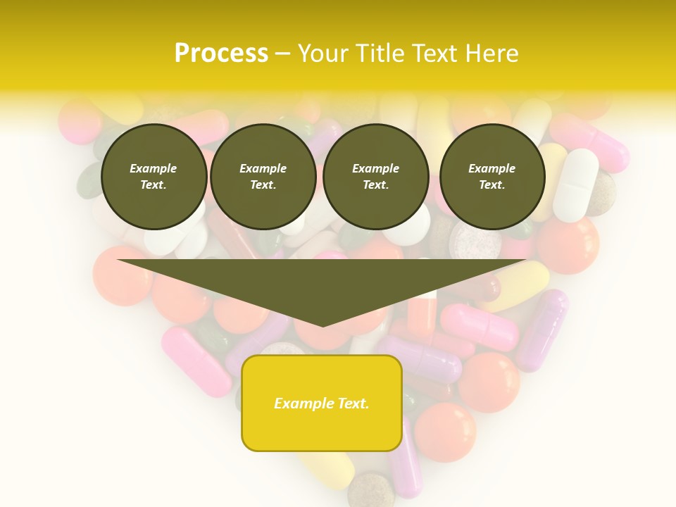 Pills Isolated Pharmaceuticals PowerPoint Template