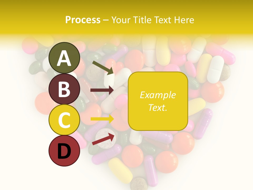 Pills Isolated Pharmaceuticals PowerPoint Template