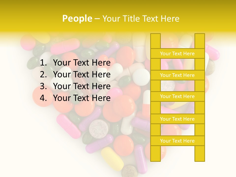 Pills Isolated Pharmaceuticals PowerPoint Template